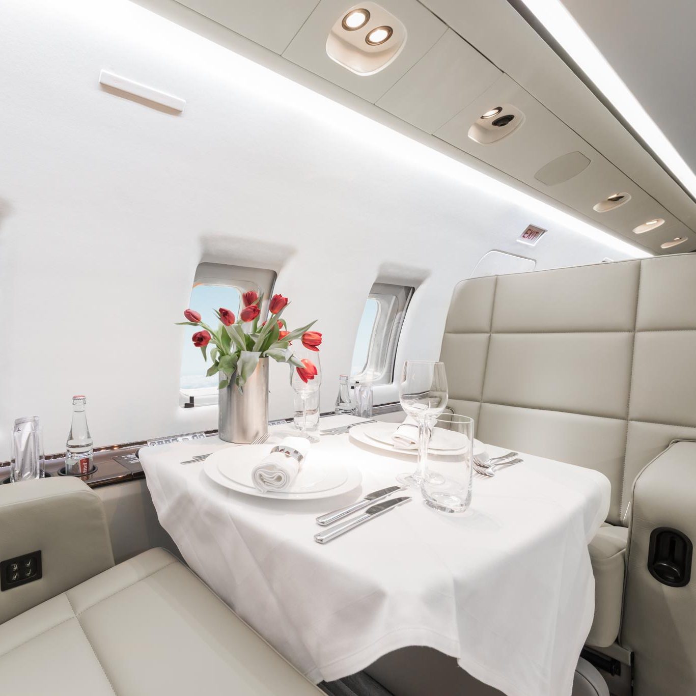 Air Independence Private Jet Interior