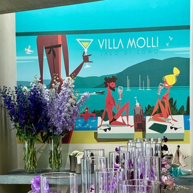 Villa Molli WallArt #villamollilakecomo #lakecomo #beautifuldestinations #lixurytravel #travellers #travelandleisure #wallart